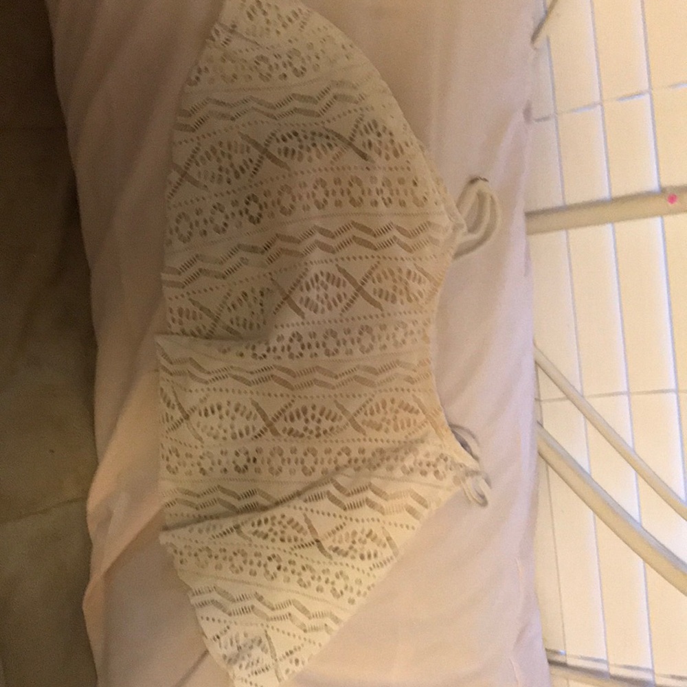 Tank top flowing bikini top